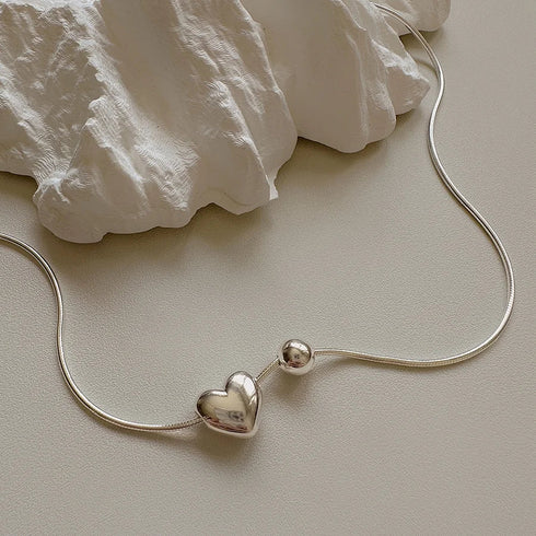 Colier din argint Inima II